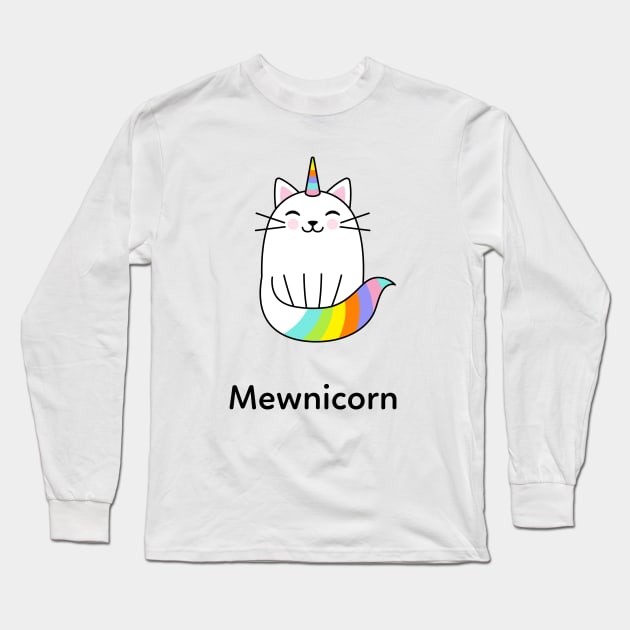 Mewnicorn Long Sleeve T-Shirt by CatMonkStudios